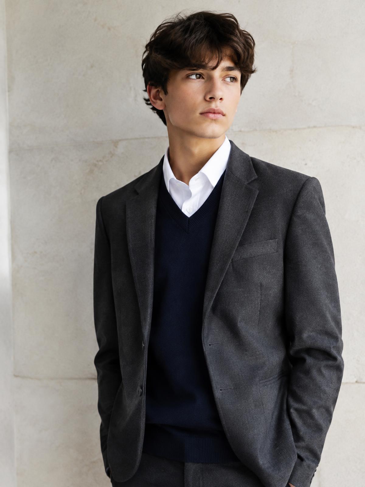 School blazers and sweaters